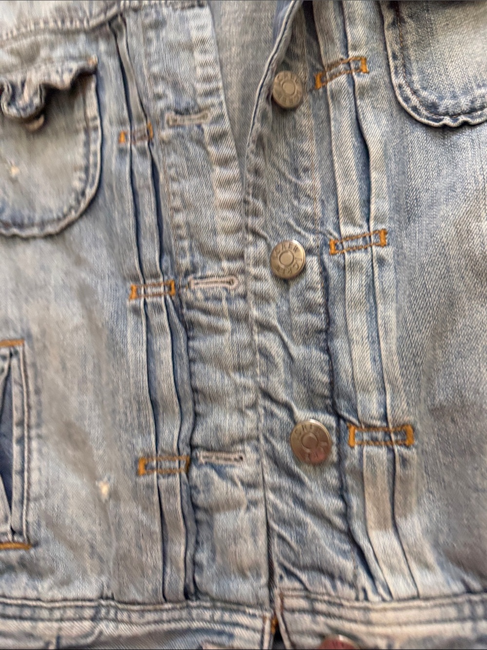 J. Crew Light Wash Denim Jacket - Small - Picture 6 of 7